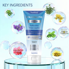 TRUERELIEF Folliculitis Cream | Clears Scalp, Face & Body Bumps | 120g